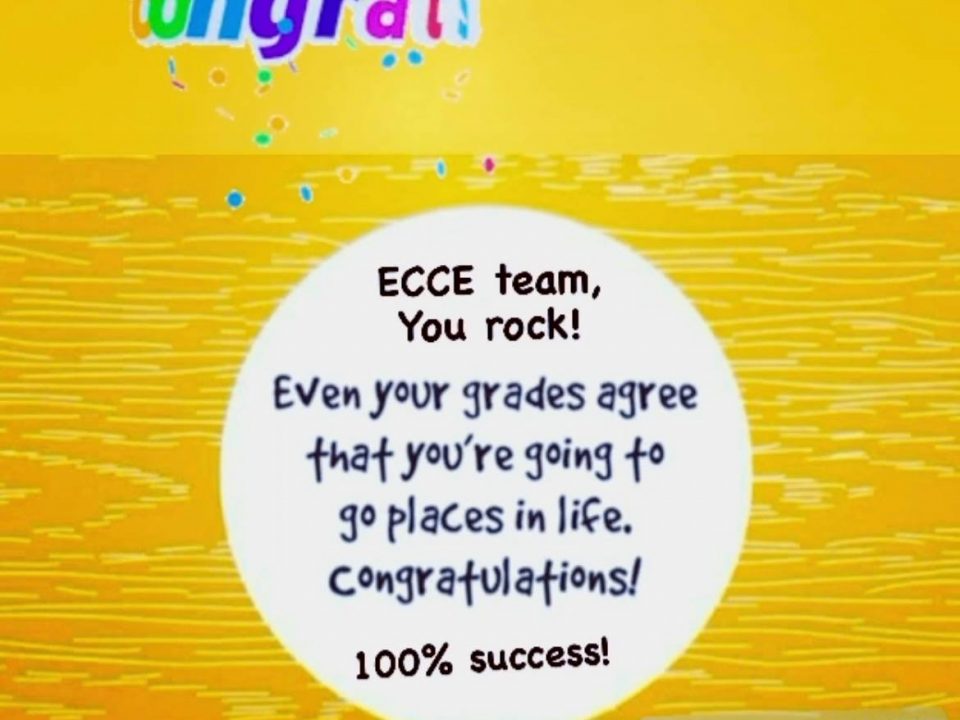 ECCE Exam Results