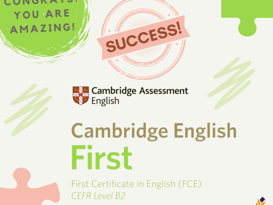 Exam results FCE For Schools Cambridge